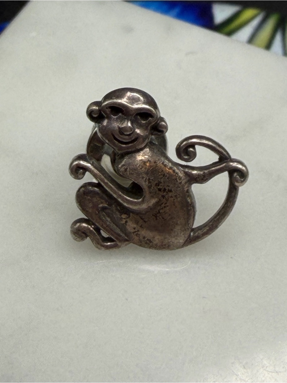John Hardy "Year of the Monkey" zodiac pin 2004 #S35 925 Sterling Silver